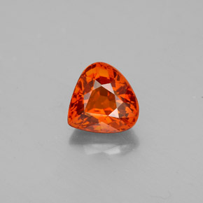 Granato spessartite naturale arancione da 1,88 ct, taglio a pera, VS