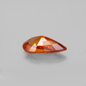 Granato spessartite naturale arancione da 1,81 ct, taglio a pera, VS-SI