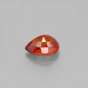Granato spessartite naturale arancione da 1,70 ct, taglio a pera, VS-SI