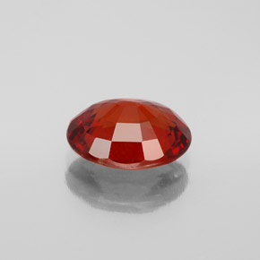 Granato spessartite naturale rosso da 3,36 ct, taglio ovale, VS-SI