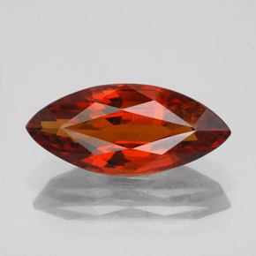 Granato spessartite naturale rosso da 4,97 ct, marchesa, SI