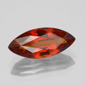 Granato spessartite naturale rosso da 4,97 ct, marchesa, SI
