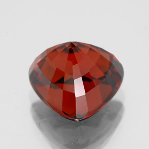 Granato spessartite naturale rosso da 5,57 ct, trillion, VVS
