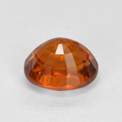 Granato spessartite arancio medio naturale da 1,07 ct, taglio ovale, VS-SI
