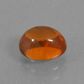 Granato spessartite Arancione naturale da 1.50 ct, Taglio ovale, Trasparente