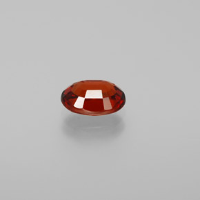 Granato spessartite Rosso brillante naturale da 1.40 ct, Taglio ovale, VS