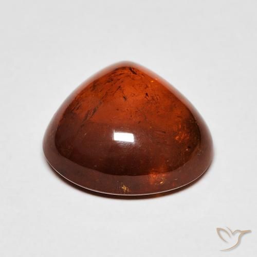 Granato spessartite Arancione rossastra naturale da 8.27 ct, Forma a pera, Trasparente