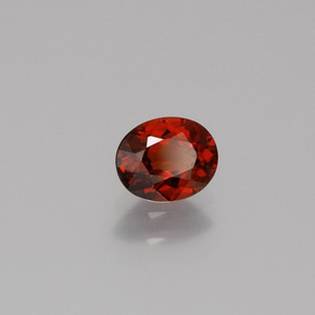 Granato spessartite naturale arancione da 0,84 ct, taglio ovale, VS