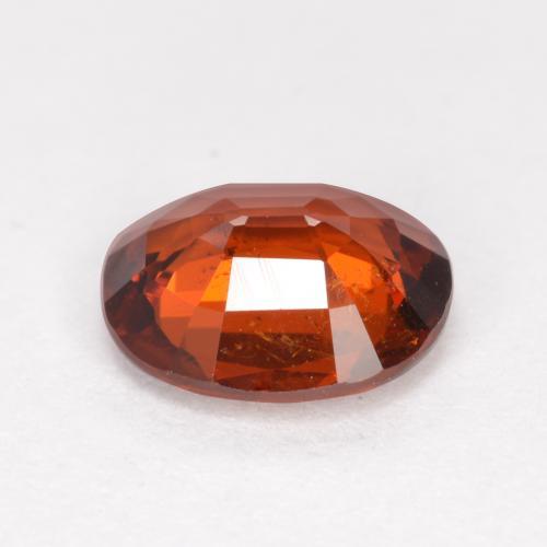 Granato spessartite naturale arancione da 1,20 ct, taglio ovale, VS