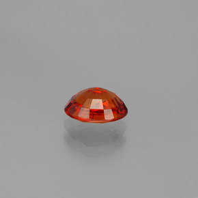 Granato spessartite naturale rosso aranciato da 1,17 ct, taglio ovale, VS