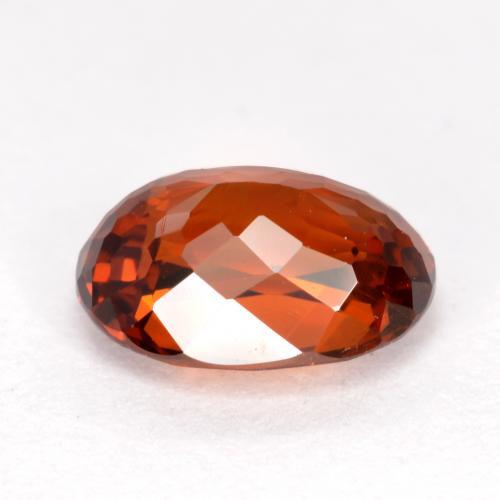 Granato spessartite naturale rosso da 1,59 ct, taglio ovale, VS