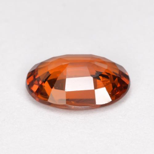 Granato spessartite naturale arancione da 0,98 ct, taglio ovale, VVS-VS