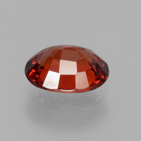 Granato spessartite naturale rosso da 1,15 ct, taglio ovale, VS