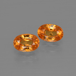 Granato spessartite naturale arancione da  ct, taglio ovale, VS