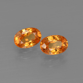 Granato spessartite naturale arancione da  ct, taglio ovale, VS