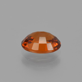 Granato spessartite Rosso fuoco naturale da 1.11 ct, Taglio ovale, VS