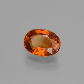 Granato spessartite naturale arancione da 1,09 ct, taglio ovale, VS-SI