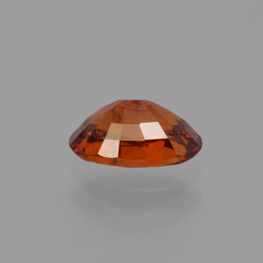Granato spessartite Arancio rosso naturale da 1.00 ct, Taglio ovale, VS
