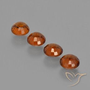 Gemme di Granato spessartite Arancia Fuoco naturale da 1.79 ct, Rotondo, VS