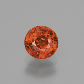 Granato spessartite naturale arancione da 1,03 ct, taglio rotondo, SI