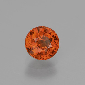 Granato spessartite naturale arancione da 1,03 ct, taglio rotondo, SI