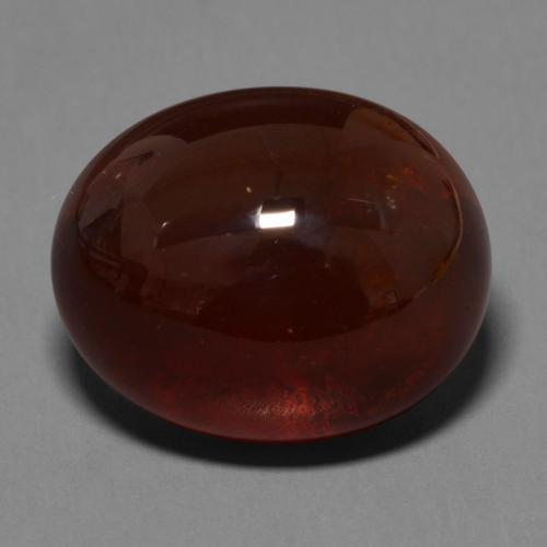 Granato spessartite naturale marrone da 33,34 ct, taglio ovale, traslucido