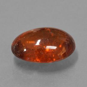 Granato spessartite Arancia Fuoco naturale da 14.06 ct, Taglio ovale, Traslucido