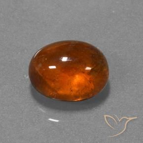 Granato spessartite Arancio Medio naturale da 7.97 ct, Ovale, Traslucido