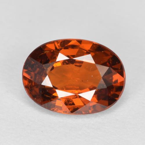 Granato spessartite naturale arancione da 1,02 ct, taglio ovale, VS-SI