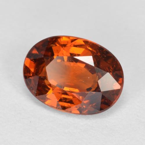Granato spessartite naturale arancione da 1,02 ct, taglio ovale, VS-SI