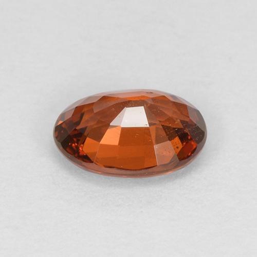 Granato spessartite arancione scuro naturale da 1,02 ct, taglio ovale, VS