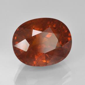 Granato spessartite naturale arancione da 7,90 ct, taglio ovale, VS-SI