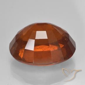 Granato spessartite Arancione rossastra naturale da 15.53 ct, Taglio ovale, SI