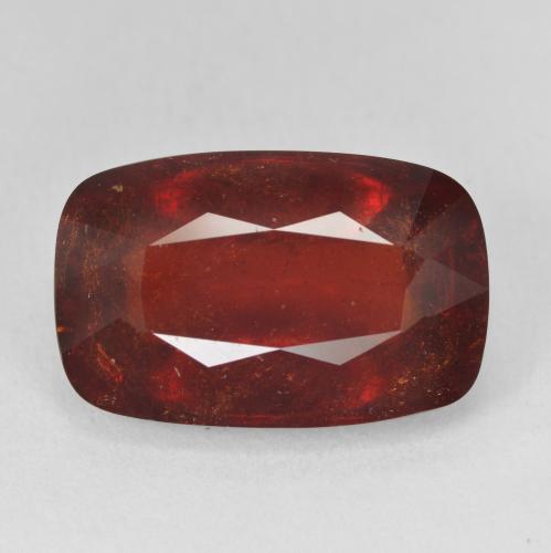 18.30ct Naturale Rosso fuoco Granato spessartite, Cuscino, SI