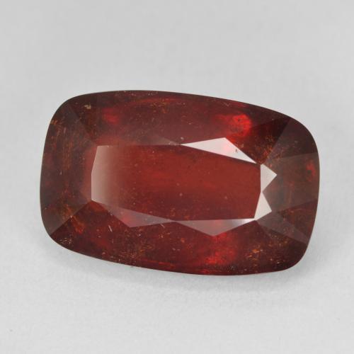 Granato spessartite Rosso fuoco naturale da 18.30 ct, Cuscino, SI