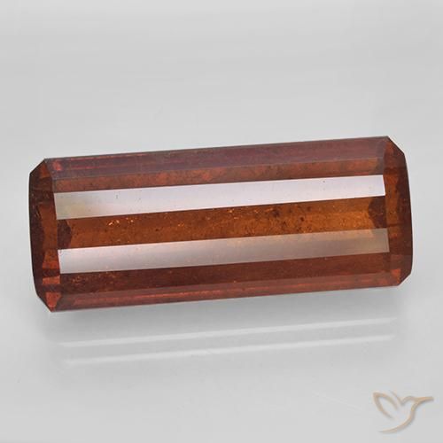 Granato spessartite Rosso arancione scuro naturale da 13.99 ct, Taglio smeraldo, SI