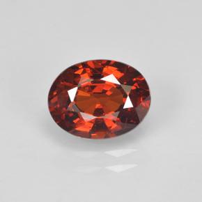 Granato spessartite naturale rosso da 1,82 ct, taglio ovale, VS