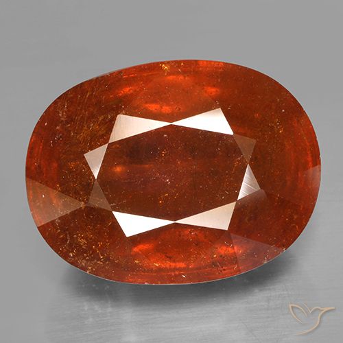 23.80ct Naturale Arancia Fuoco Granato spessartite, Ovale, SI