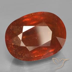 Granato spessartite Arancia Fuoco naturale da 23.80 ct, Ovale, SI