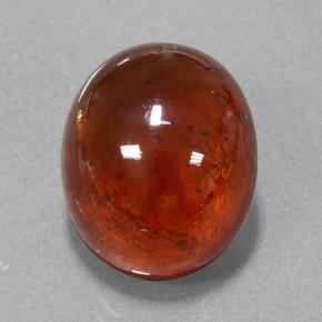 Granato spessartite Rosso brillante naturale da 17.63 ct, Taglio ovale, Traslucido