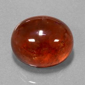 Granato spessartite Rosso brillante naturale da 17.63 ct, Taglio ovale, Traslucido