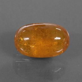 Granato spessartite naturale arancione da 5,31 ct, taglio ovale, traslucido