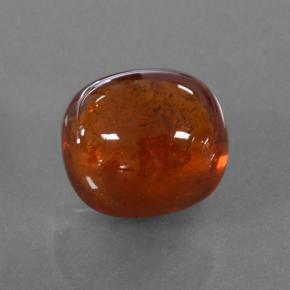 Granato spessartite naturale arancione da 4,09 ct, taglio ovale, traslucido