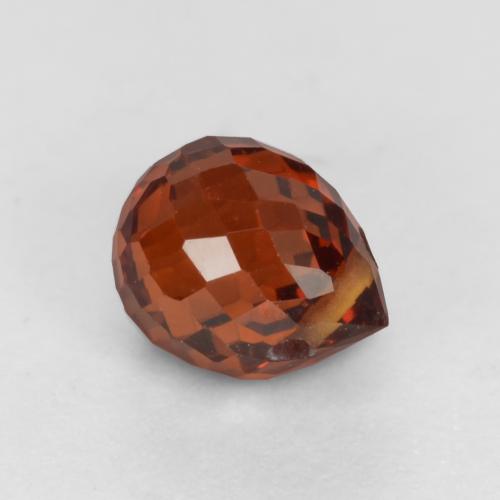 Granato spessartite Ribes Rosso naturale da 1.16 ct, Taglio briolette, VS