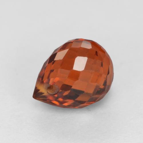 Granato spessartite Ribes Rosso naturale da 1.16 ct, Taglio briolette, VS