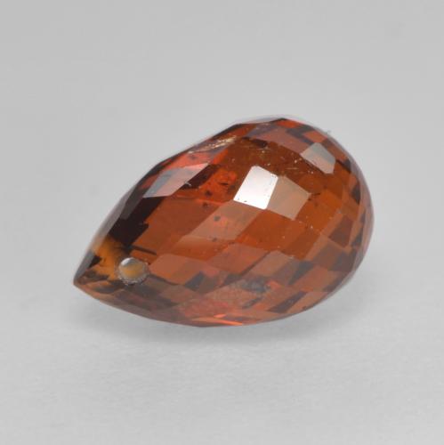 Granato spessartite Arancione scuro naturale da 1.91 ct, Taglio briolette, VS-SI