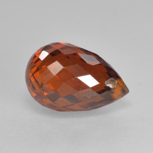 Granato spessartite Arancione scuro naturale da 1.91 ct, Taglio briolette, VS-SI