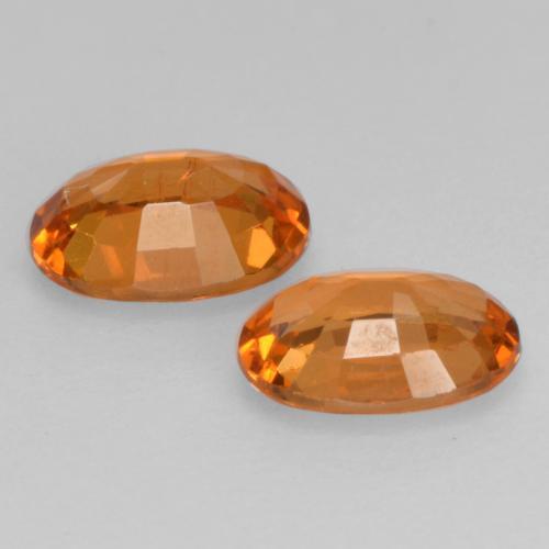 Granato spessartite naturale arancione da 1,10 ct, taglio ovale, VS