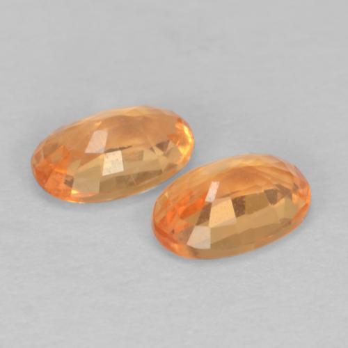 Granato spessartite naturale arancione da 0,64 ct, taglio ovale, VS