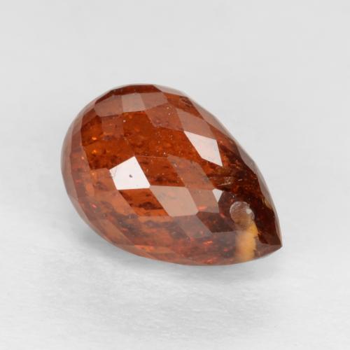 Granato spessartite Arancione Ambra naturale da 2.14 ct, Taglio briolette, SI